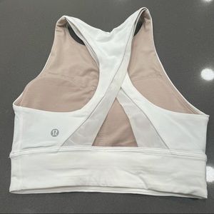 Cross back high neck lululemon bra
